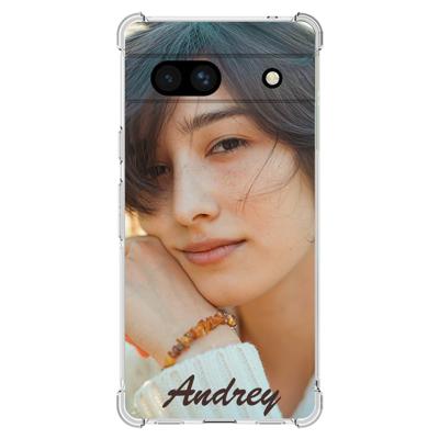 Anti-Shock Back Cover Hoesje Maken | voor de Google Pixel 7A | Eigen telefoonhoesje ontwerpen | Op maat gemaakt