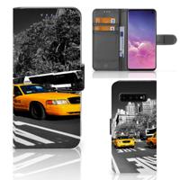 Samsung Galaxy S10 | Flip Cover | New York Taxi Samsung Galaxy S10 | Flip Cover | New York Taxi