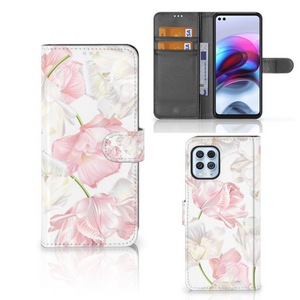 Motorola Moto G100 Hoesje Lovely Flowers