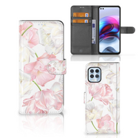 Motorola Moto G100 Hoesje Lovely Flowers - thumbnail