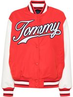 Tommy Jeans veste à patch logo - Rouge