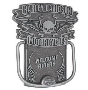 Harley-Davidson Winged Skull Deur Klopper LAATSTE STUKS