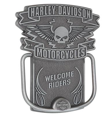 Harley-Davidson Winged Skull Deur Klopper LAATSTE STUKS