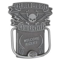 Harley-Davidson Winged Skull Deur Klopper LAATSTE STUKS