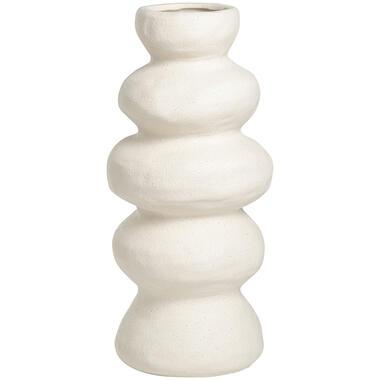 Vaas Bobbie - off-white - 30,8xØ13, 5 cm - Leen Bakker