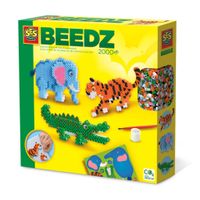 SES Creative Beedz Strijkkralen 3D Safari Dieren 2000 Stuks