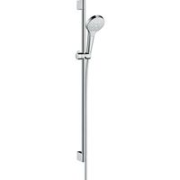 Hansgrohe Croma Select S Multi glijstangset met Croma Select S Multi handdouche 90cm met Isiflex`B doucheslang 160cm wit/chroom 26570400 - thumbnail