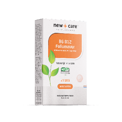 New Care Vitaminen B6 B12 Foliumzuur Tabletten 60Tabletten