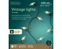 Lumineo 240 Led vintage verlichting 24m warm wit