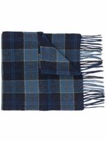 Barbour écharpe à motif tartan - Bleu - thumbnail