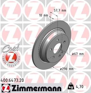 Remschijf Coat Z 400647320