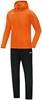 JAKO M9650D Vrijetijdspak Met Kap Classico Dames - Fluo Oranje - 34