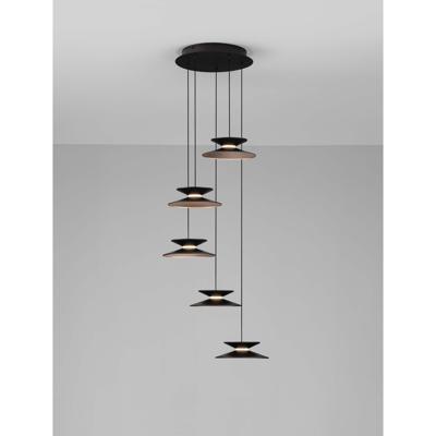 Lyora Design hanglampMorfi 5-lichts zwart - 9416951