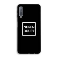 Negenduust black: Samsung Galaxy A7 (2018) Transparant Hoesje