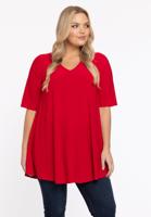 Yoek Tuniek Swing short sleeve | Rood | Maat 42/44