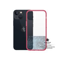 iPhone 13 Mini PanzerGlass ClearCase Antibacterieel Hoesje - Rood / Doorzichtig