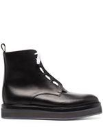 Nicolas Andreas Taralis bottines en cuir à lacets - Noir - thumbnail