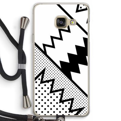 Pop Art #5: Samsung Galaxy A3 (2016) Transparant Hoesje met koord