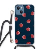 Framboosjes: iPhone 13 Transparant Hoesje met koord