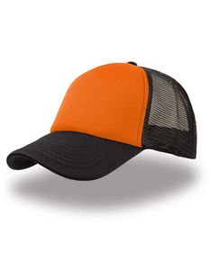 Atlantis AT505 Rapper Cap - Orange/Black/Black - One Size