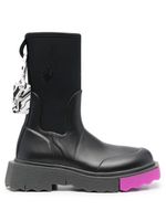 Off-White bottes de pluie à semelle éponge - Noir