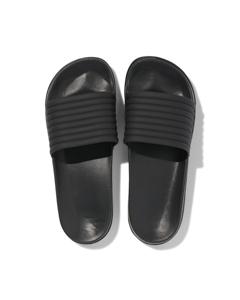 HEMA Dames Badslippers Met Ribbelband Zwart (zwart)