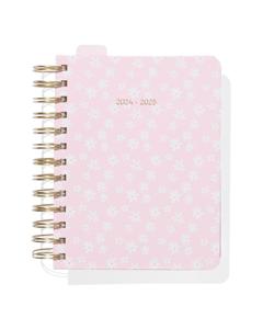 HEMA Schoolagenda 24/25 Met Spiraal 17x13.5 Bloemen