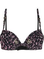 Marlies Dekkers brassière de sport à imprimé animalier - Noir