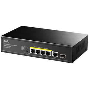 Cudy GS1005PTS1 netwerk-switch Gigabit Ethernet (10/100/1000) Power over Ethernet (PoE) Zwart