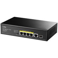 Cudy GS1005PTS1 netwerk-switch Gigabit Ethernet (10/100/1000) Power over Ethernet (PoE) Zwart - thumbnail