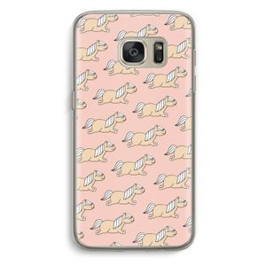 Ponys: Samsung Galaxy S7 Transparant Hoesje