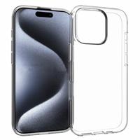 TPU Back Cover Hoesje iPhone 16 pro Transparant