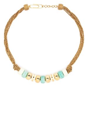 Aurelie Bidermann collier Etania en plaqué or