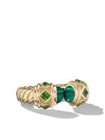 David Yurman bague Renaissance en or 18ct sertie de malachite