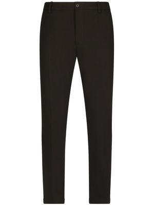 Dolce & Gabbana pantalon de costume à coupe courte - Noir