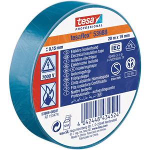 tesa 53988-00031-00 Isolatietape tesa Professional Blauw (l x b) 20 m x 19 mm 1 stuk(s)