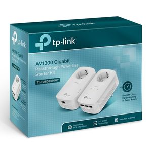 TP-Link TL-PA8033P KIT PowerLine-netwerkadapter 1300 Mbit/s Ethernet LAN Wit