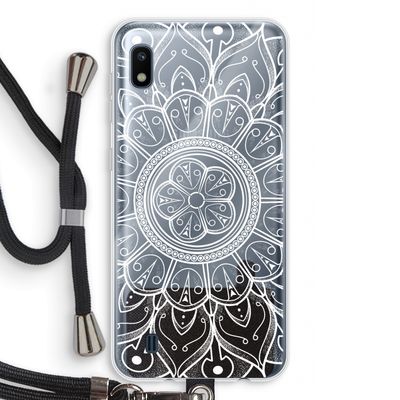 Roses Are Red: Samsung Galaxy A10 Transparant Hoesje met koord