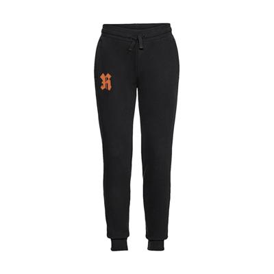 Trainingsbroek relax zwart - R - logo rechts