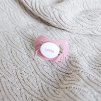 Spenen set met naam bedrukken - Roze Spenen set met naam bedrukken - Roze