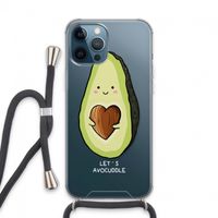 Avocuddle: iPhone 13 Pro Max Transparant Hoesje met koord Avocuddle: iPhone 13 Pro Max Transparant Hoesje met koord