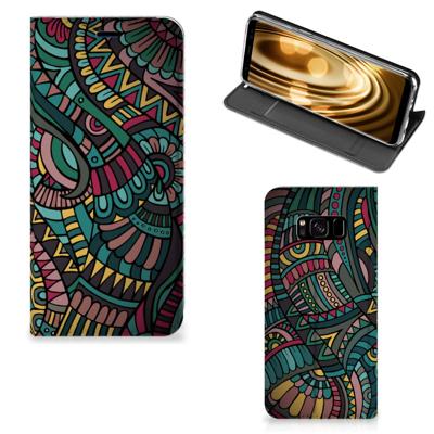 Samsung Galaxy S8 | Hoesje met Magneet | Aztec