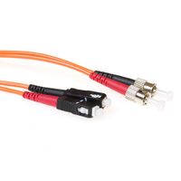 ACT RL2500 Glasvezel Patchkabel Duplex LSZH - SC/ST 50/125µm OM2 - 50 cm