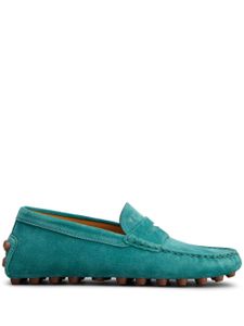 Tod's mocassins en daim Gommino à entaille penny - Bleu