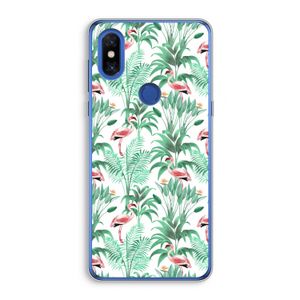 Flamingo bladeren: Xiaomi Mi Mix 3 Transparant Hoesje
