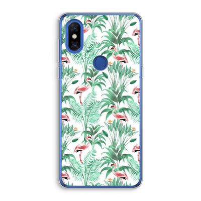 Flamingo bladeren: Xiaomi Mi Mix 3 Transparant Hoesje