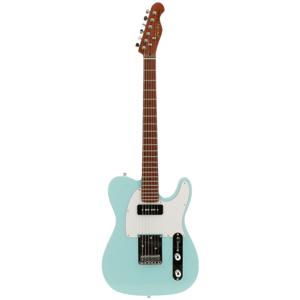 Fazley Sunset Series Tempest 90 Sky Blue elektrische gitaar met gigbag