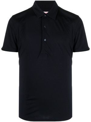 Orlebar Brown polo Sebastian en laine mérinos - Bleu