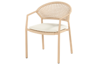 Hartman Taragona stapelbare dining tuinstoel cappuccino