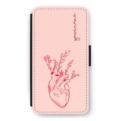Blooming Heart: iPhone 12 mini Flip Hoesje